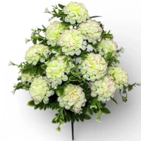 Искусственные цветы букет калинка Снежки, 54см