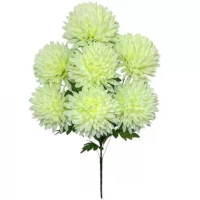 Искусственные цветы букет хризантеми шампань сентябрьские 7 голов, 57см