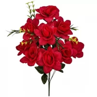 Искусственные цветы букет розы 9-ка, 50см
