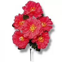 Искусственные цветы букет майоры Пламя, 40см