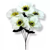 Искусственные цветы букет анемонов, 36см