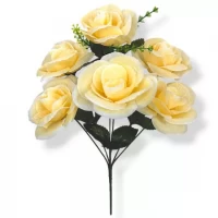 Искусственные цветы букет розы София, 36см