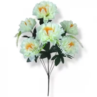 Искусственные цветы букет георгины Киевлянка, 66см