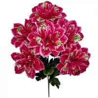 Искусственные цветы букет георгины Елочка, 46см