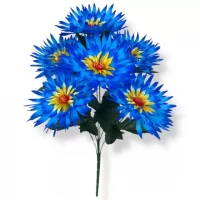 Искусственные цветы букет астры лучистые, 50см