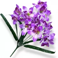 Искусственные цветы букет орхидеи Тай, 50см