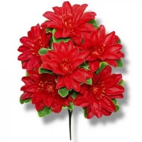 Искусственные цветы букет крокусы Сангрия, 36см