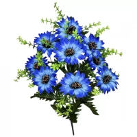 Искусственные цветы букет астры 9-ка, 44см