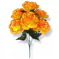 Искусственные цветы букет пионы Махровые, 47см