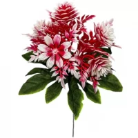 Искусственные цветы букет шишка пластик, 23см