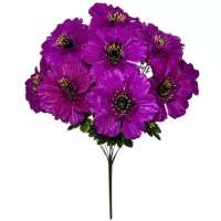 Искусственные цветы букет мальва Махровая, 54см