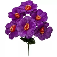 Искусственные цветы букет майоры Пушка, 32см