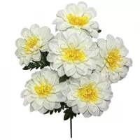 Искусственные цветы букет георгины, 52см