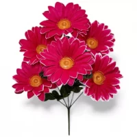 Искусственные цветы букет герберы ритуальные, 35см