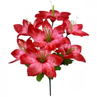 Искусственные цветы букет лилии пасхальные, 45см