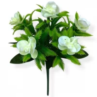 Искусственные цветы букет Орхидеи заливка, 18см