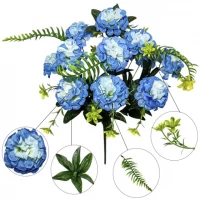 Искусственные цветы букет хризантем Balloon, 50см