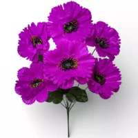 Искусственные цветы букет анемоны, 35см