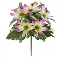 Искусственные цветы букет астры декоративные бордюр, 21см