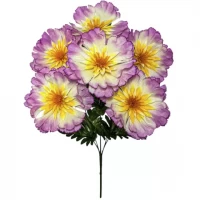 Искусственные цветы букет георгины Патио, 47см