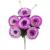 Искусственные цветы букет герберы Плашки, 48см