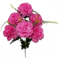 Искусственные цветы букет пионы шаровидные, 50см