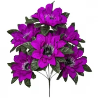 Искусственные цветы букет анемоны объемные, 35см