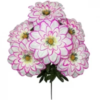 Искусственные цветы букет хризантем Маргарита, 75см