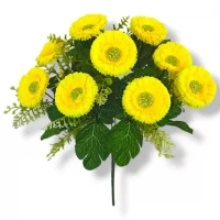 Искусственные цветы букет маргаритки декоративные, 41см