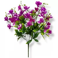 Искусственные цветы букет орхидеи пластиковые, 37см