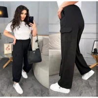 Жіночі брюки. Розміри s, m, l, xl. Матеріал трикотаж двонитка. 132991