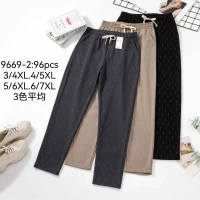 Жіночі брюки. Розміри 3xl-47xl різного кольору. Матеріал мікровельвет з камінням. 132246