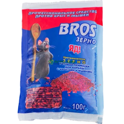Bros Зерно от мышей и крыс ( Брос ), 100 г