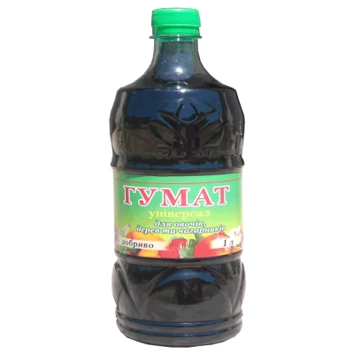 Удобрение Гумат универсал 1л для овощей, деревьев, кустарников