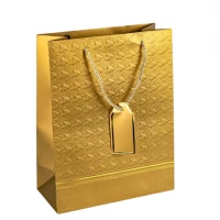 Пакет подарунковий 31х42х12см із рельєфним тисненням GOLD HL-2020