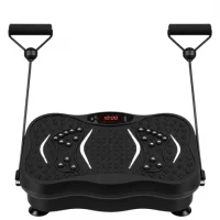 Віброплатформа для фітнесу з Bluetooth, пультом та еспандерами, навантаження до 150 кг AD26-39A