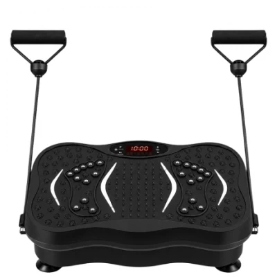 Віброплатформа для фітнесу з Bluetooth, пультом та еспандерами, навантаження до 150 кг AD26-39A