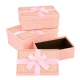 Набір подарункових коробок 3шт прямокутних 7023-54-Pink