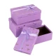 Набір подарункових коробок 3шт прямокутних 7023-49-Purple