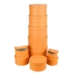 Набір подарункових коробок 10шт круглих 2816-1-Orange