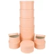 Набір подарункових коробок 10шт круглих 2816-1-Pink