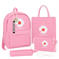 Рюкзак шкільний з сумкою та пеналом BB-1015 PINK