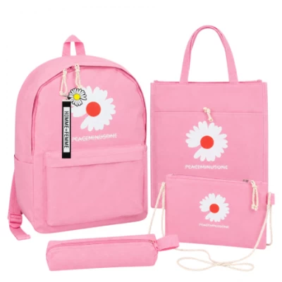 Рюкзак шкільний з сумкою та пеналом BB-1015 PINK Рюкзак шкільний з сумкою та пеналом BB-1015 PINK