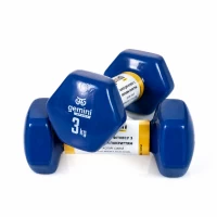 Гантели Gemini Sport для фитнеса с виниловым покрытием 2 шт. по 3,0 кг GSD-3.0BL Гантели Gemini Sport для фитнеса с виниловым покрытием 2 шт. по 3,0 кг GSD-3.0BL