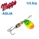 Блесна Mepps Aglia fluo tiger 0/2,5g ( размеры в ассортименте)