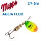Блесна Mepps Aglia fluo tiger 0/2,5g ( размеры в ассортименте)