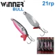 Блесна Winner колебалка W-010 BULL 21g 001# ( цвета  в ассортименте)