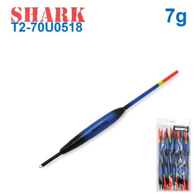 Поплавок Shark Тополь T2-70B0502 (20шт) Поплавок Shark Тополь T2-70G0502 (20шт) 7 грамм, ( Размеры и цвета в ассортименте)
