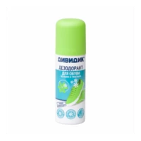 Дезодорант для обуви 125мл Дивидик, антибактериальный, антигрибковый эффект Дезодорант для обуви 125мл Дивидик, антибактериальный, антигрибковый эффект