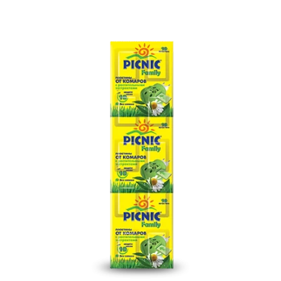 Пластины Picnic Family от комаров